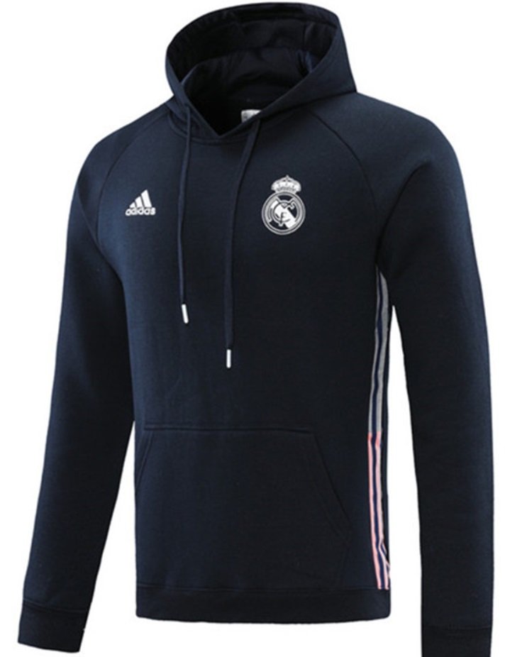 Jaqueta moletom oficial Adidas Real Madrid 2020 2021 preta